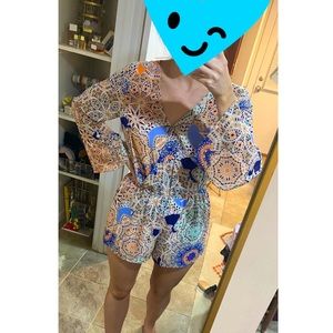 Size M Boho romper - excellent condition!